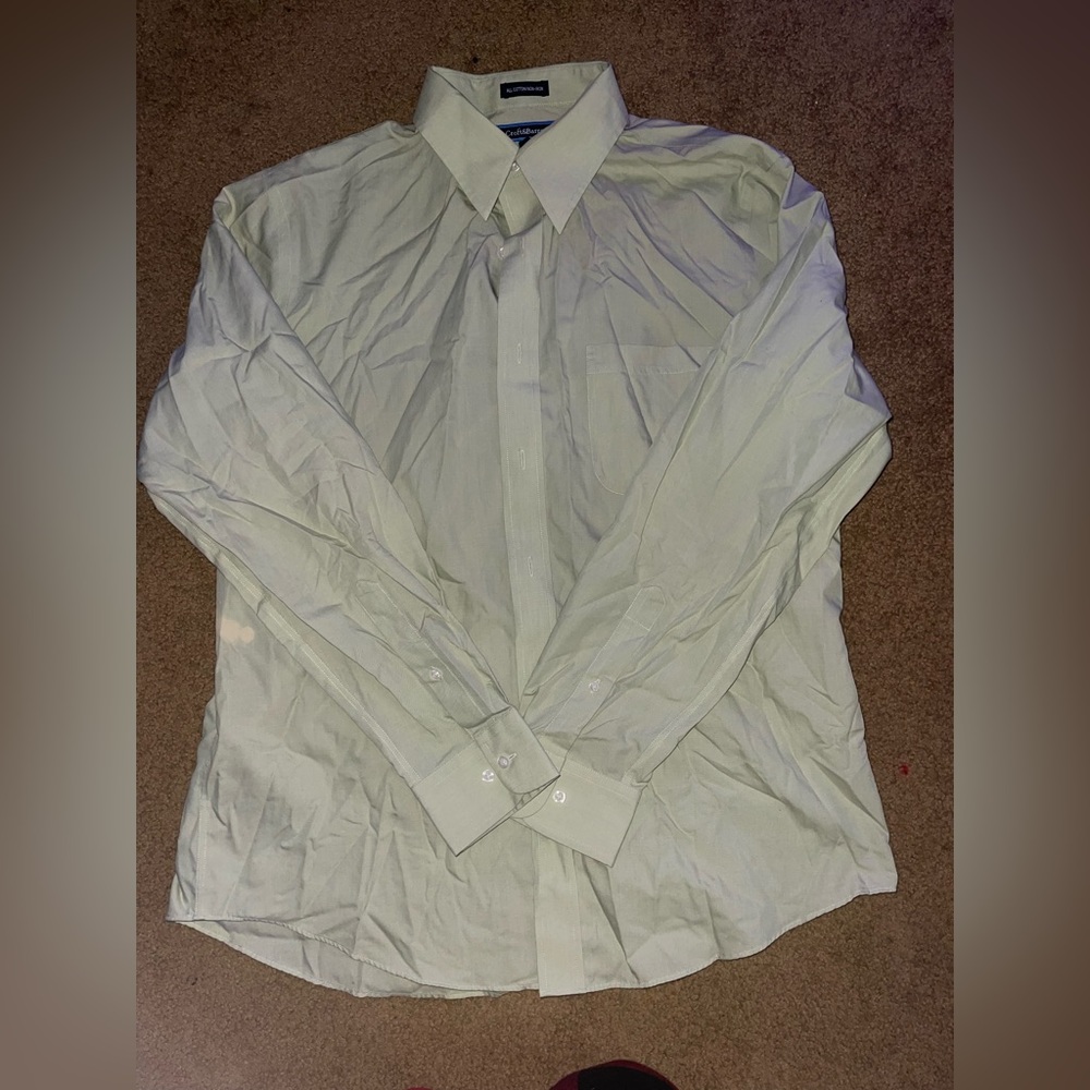 green button down